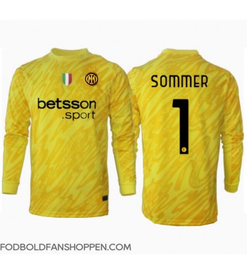 Inter Milan Yann Sommer #1 Målmand Udebanetrøje 2024-25 Langærmet